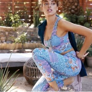 Anthropologie Liana Sports Bra and Leggings Set S